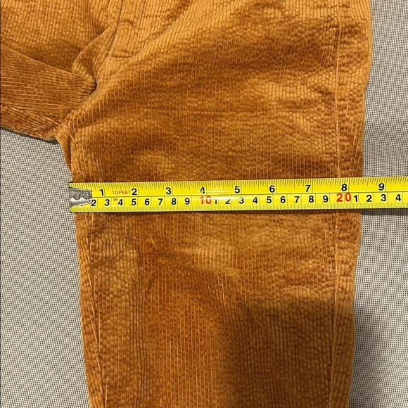 Paige Orange Rust Hoxton Corduroy Cropped Cords Women's Size 28 - Picture 9 of 12